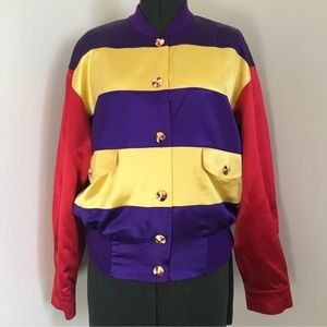 💯 Vintage Escada Carousell bomber jacket